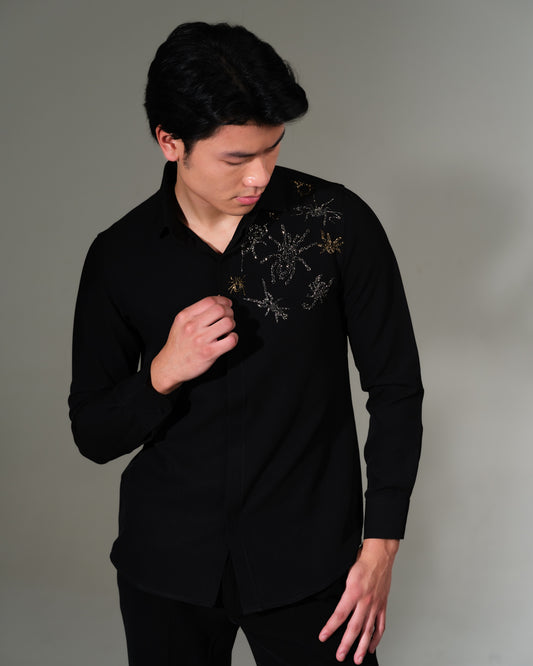 TRIBAL SPIDERS BLACK