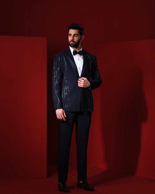 LIGNESS BLUE TUXEDO SET