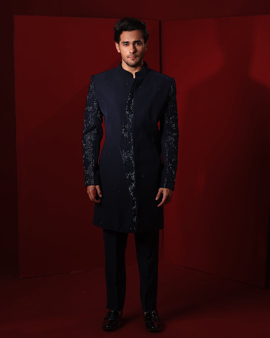AXIS BLUE SHERWANI SET