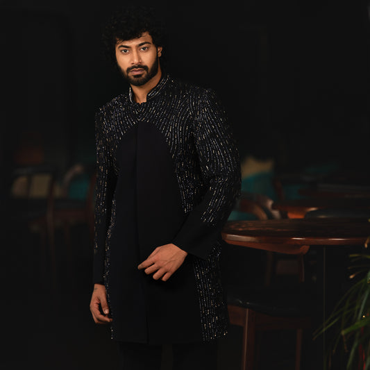 LUMINOUS HUES LONG BANDHGALA