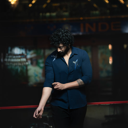 STYLIZED BIRDS SHIRT