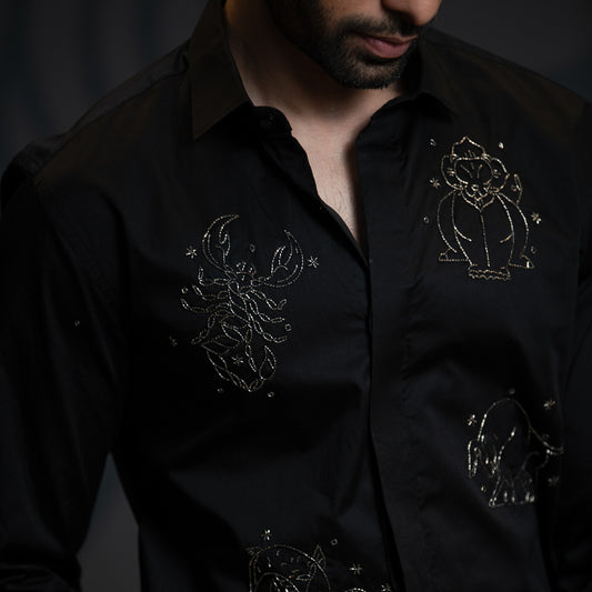 ILLUMINATED GYROSCOPIC FIGURE