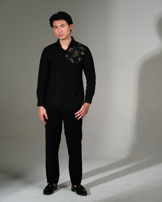 TRIBAL SPIDERS BLACK