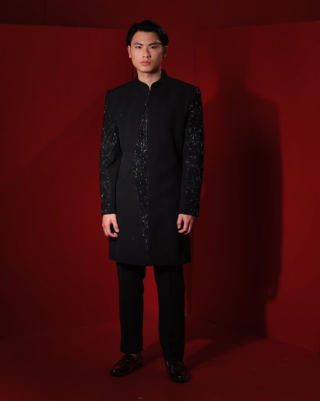AXIS BLACK SHERWANI SET