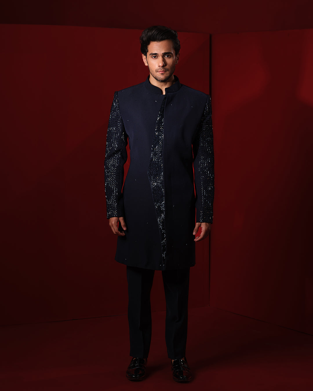 AXIS BLUE SHERWANI SET