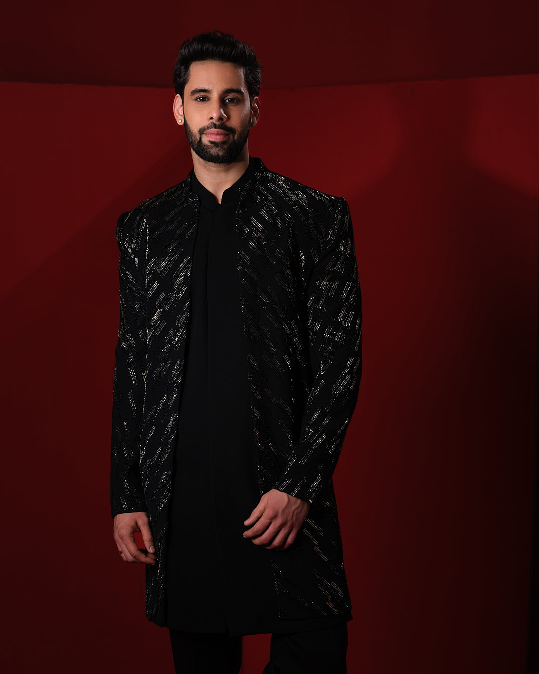 FLUX SHERWANI JACKET SET